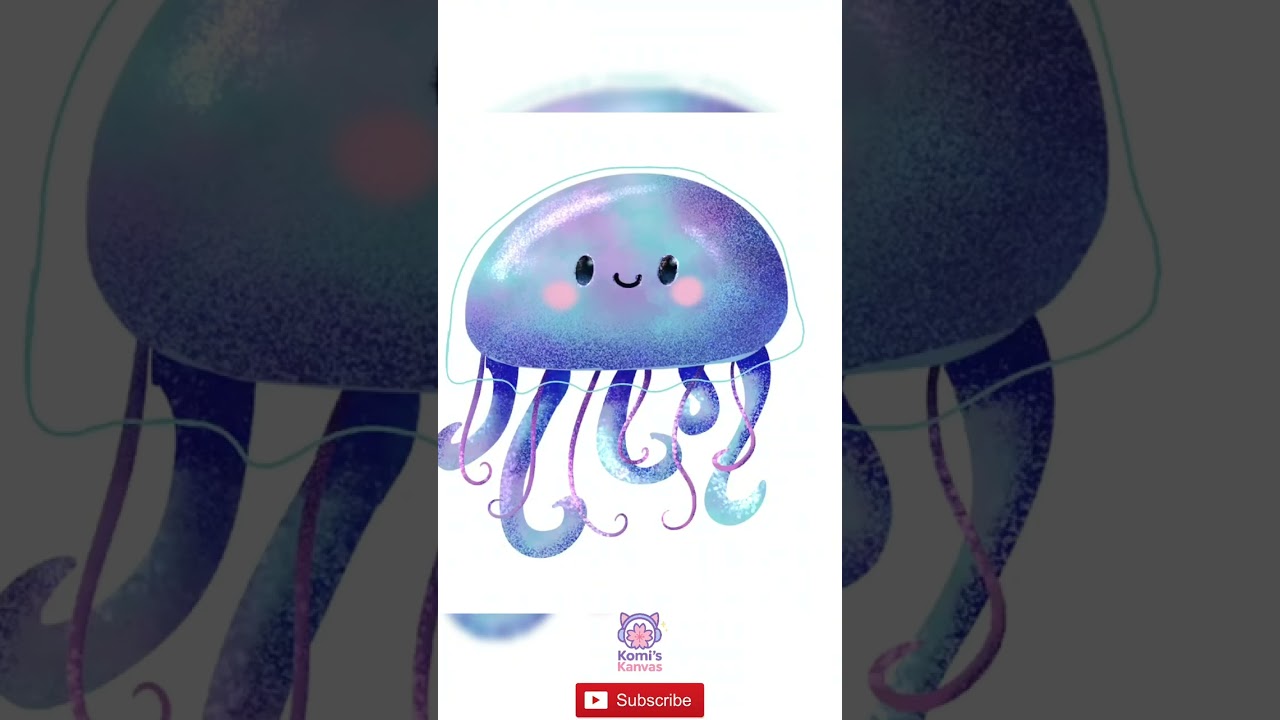 Following Siakula’s Glowing Jellyfish Tutorial | Procreate Art Study 🪼✨
