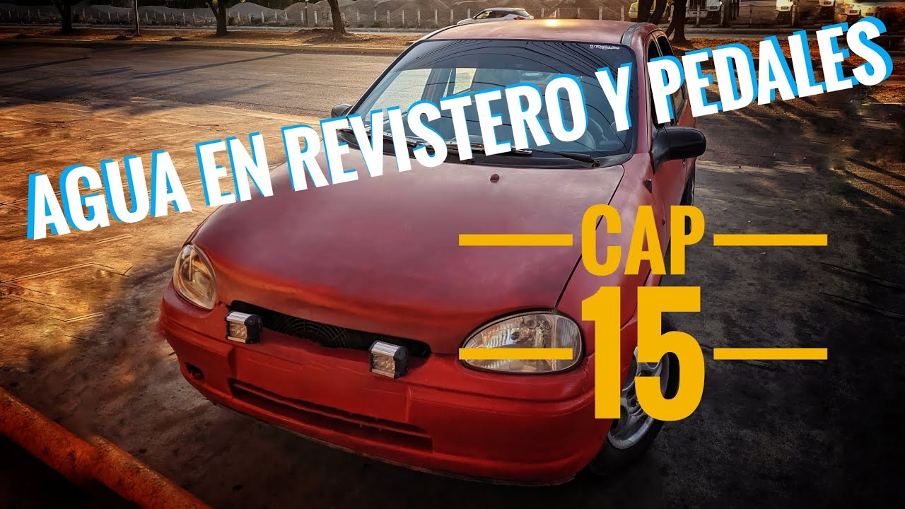 Como solucionar filtraciones de agua en revistero y pedales Chevy - Corsa B
