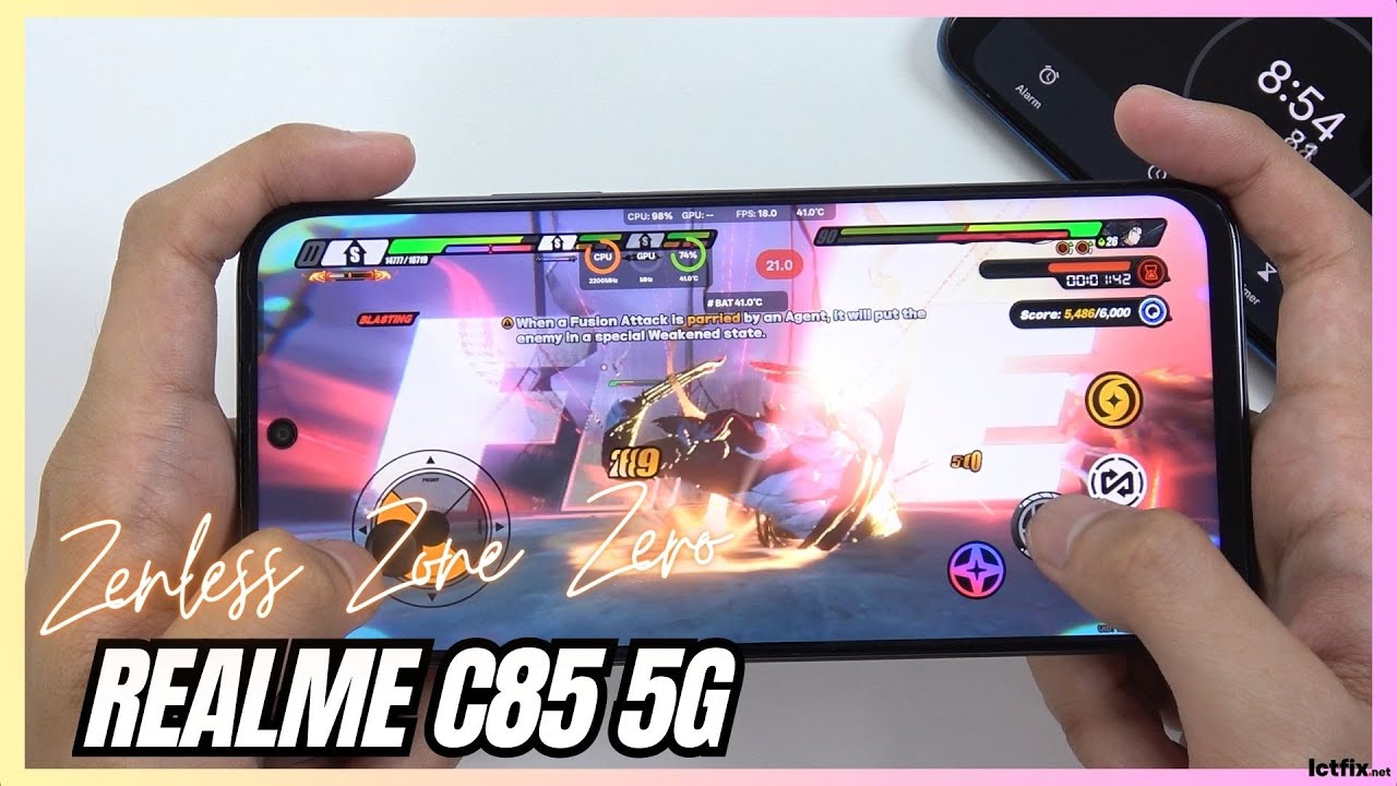 Realme C85 Zenless Zone Zero Gaming test ZZZ | Dimensity 6300