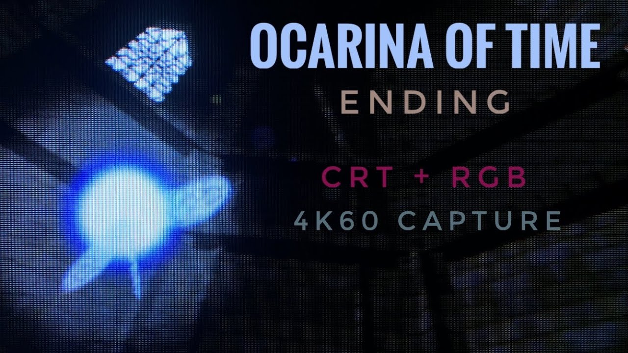 The Legend of Zelda: Ocarina of Time Ending, N64 modded RGB on CRT, 4K60 capture.