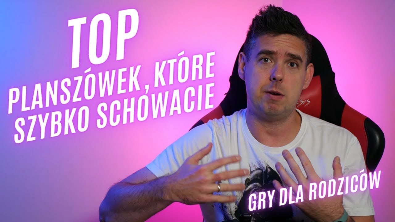 TOP 9 planszówek, które szybko schowacie! Gry planszowe dla rodziców!