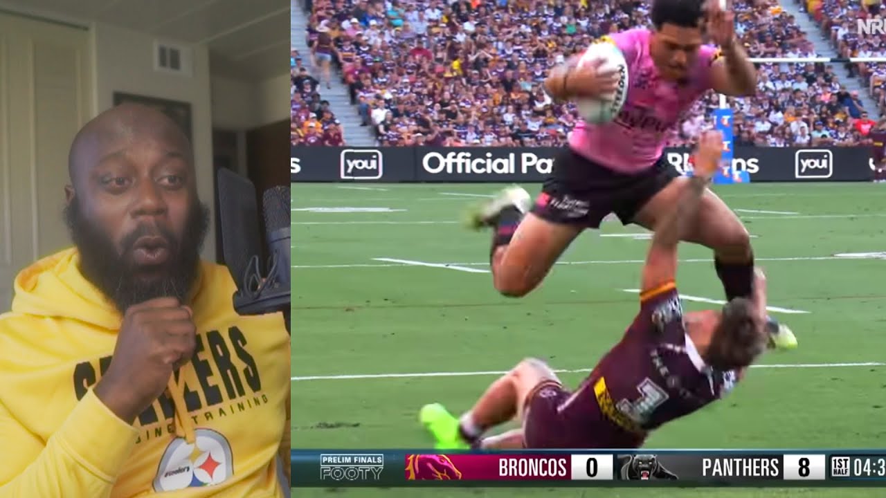 NRL 2025 | Broncos против Panthers (финальная неделя 3) Реакция GoHammTV