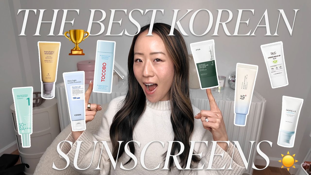 8 Best Korean Sunscreens 2025 | Physical & Chemical Korean Sunscreens No White Cast | Reviews & Demo