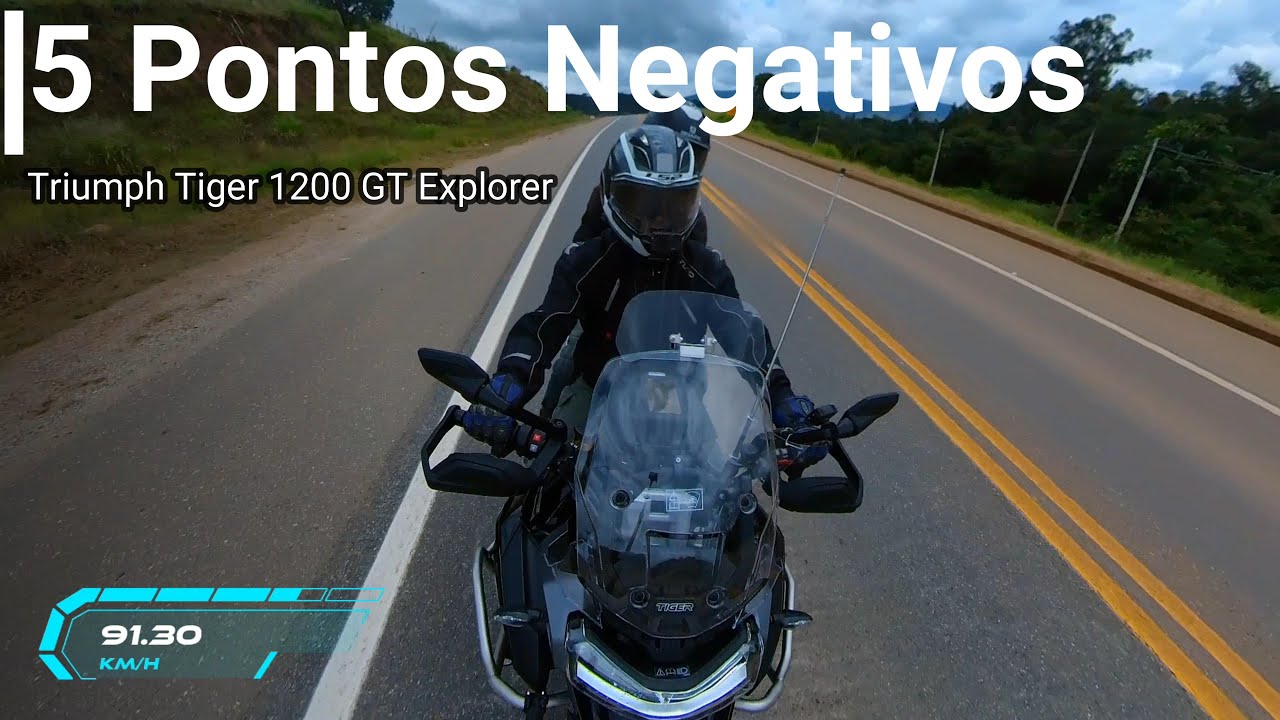 [223] Triumph Tiger 1200 GT Explorer - 5 pontos negativos!