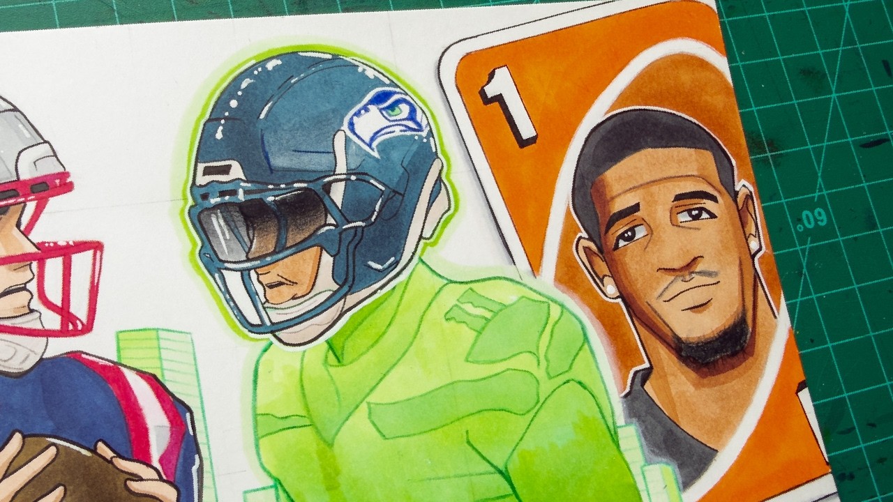 Drawing NFL Nicknames! 🥶🎨