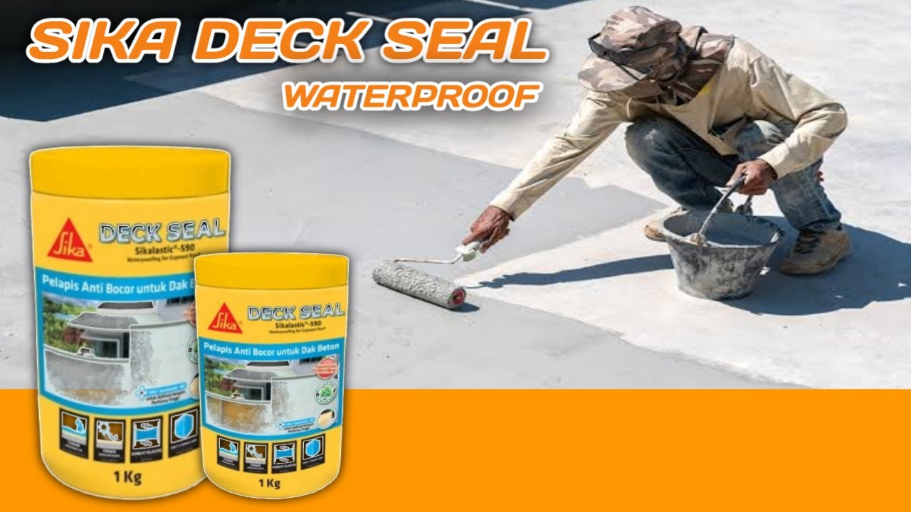 Sika Deck Seal Waterproof 590 Pelapis Anti Bocor Untuk Dak Beton Dan Dinding Rumah