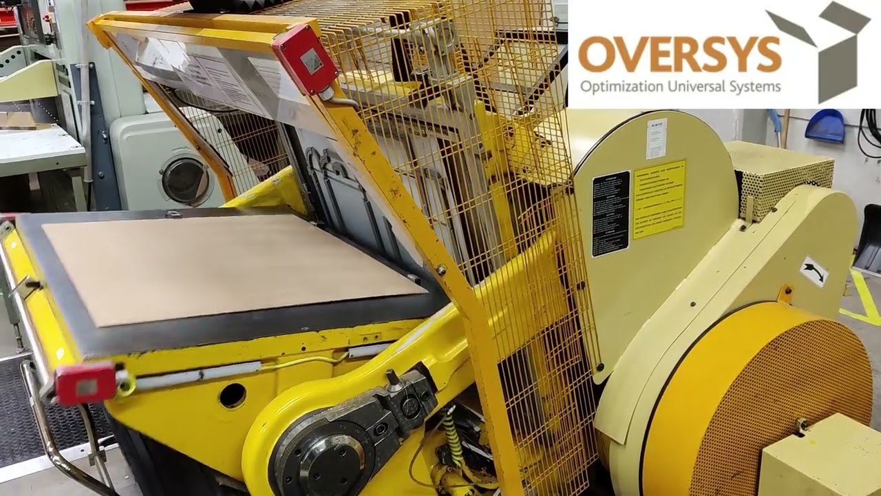 VIDEO OVERSYS U63341122 RABOLINI (KLETT) IMPERIA D PLATEN DIE CUTTER, FORMAT 790MM X 1150MM