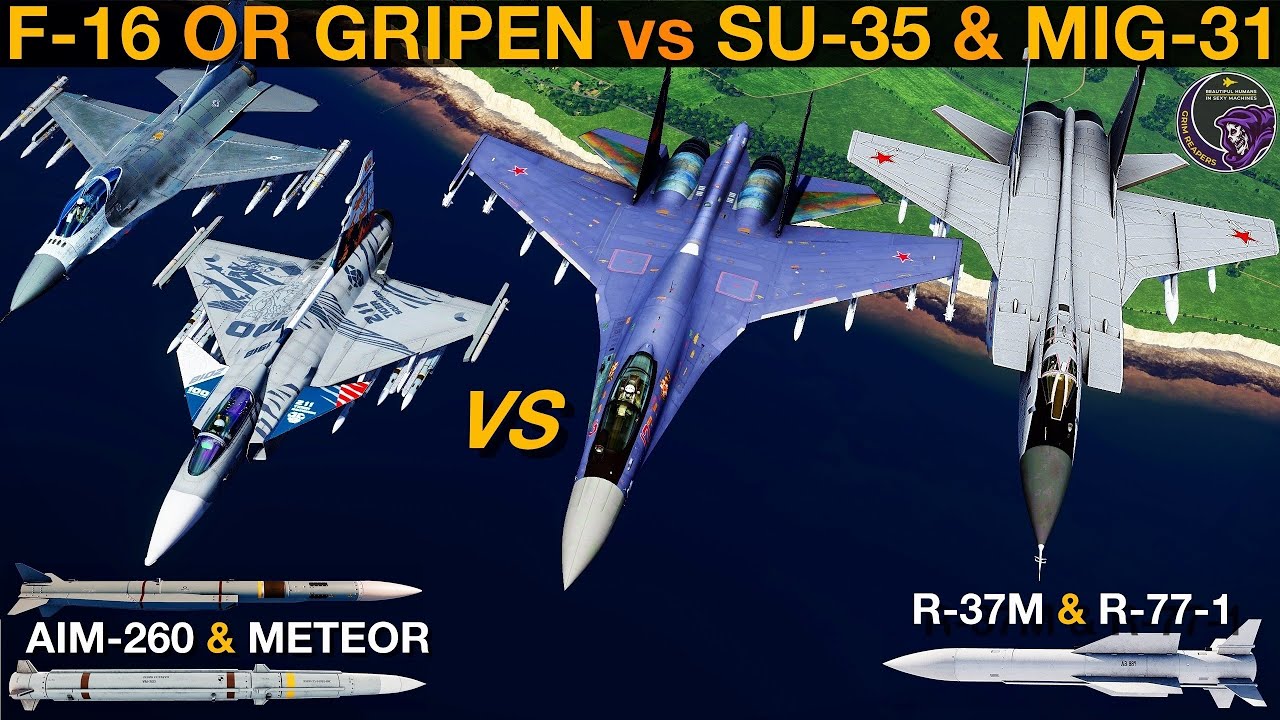 F-16 или Gripen: что полезнее для Украины? (WarGames 93) | DCS