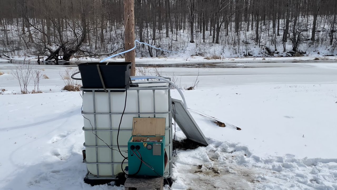Making Maple Syrup - Easy Homemade Sap Vacuum Pump System