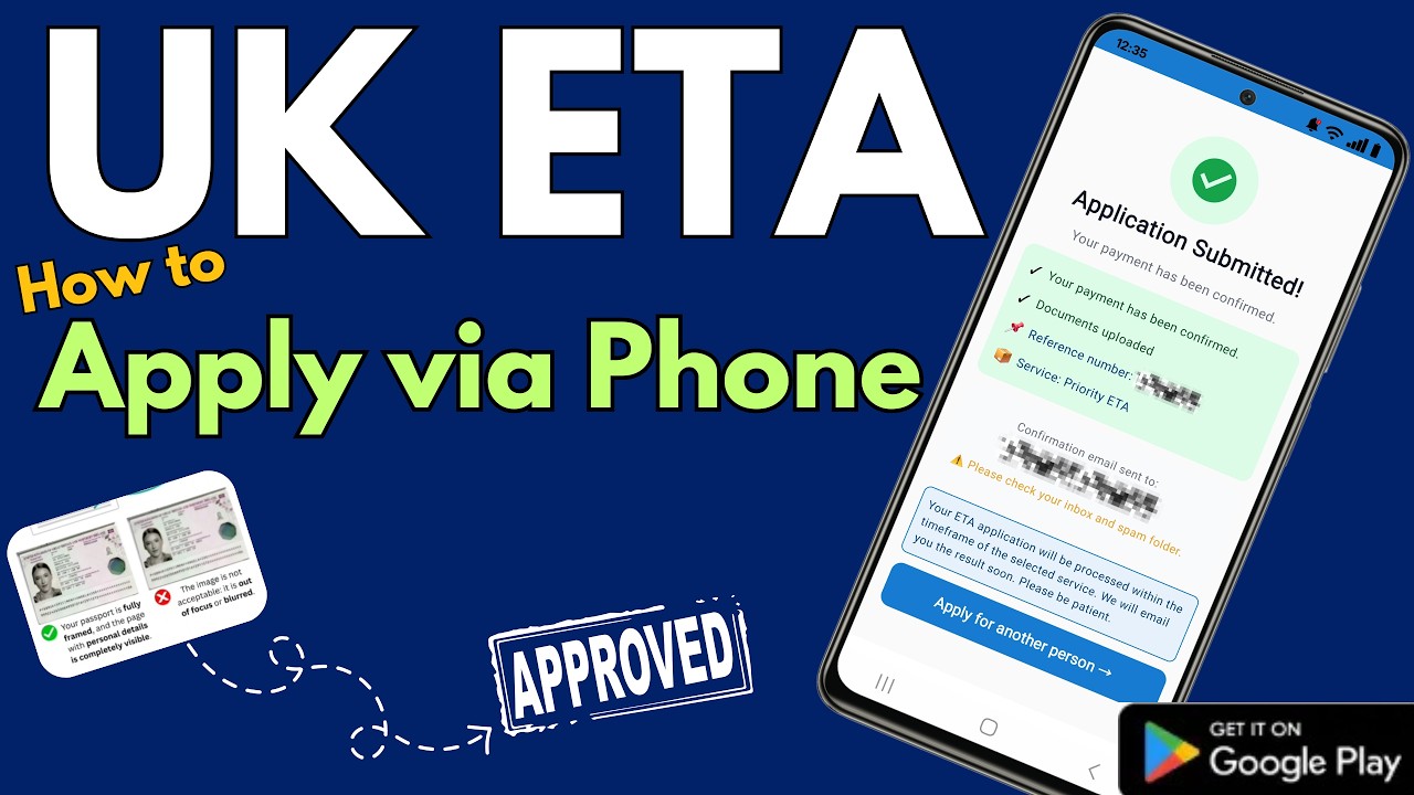 Подача заявки на UK ETA через приложение для Android. Быстрое получение UK ETA. Оформите UK ETA ч...