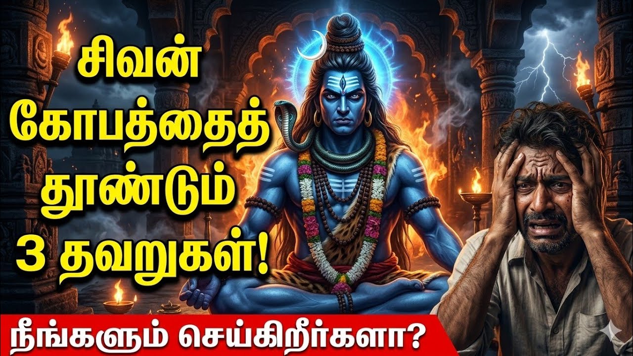 உங்களை அறியாமலேயே நீங்கள் செய்யும் இந்த 3 தவறுகள் சிவபெருமானுக்கு சுத்தமாகப் பிடிக்காது! 😱 Lord siva