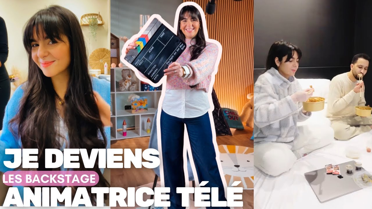 Je deviens animatrice télé 📺( je ne m’attendais pas à ça!) Confidences , Backstage | WEEKLY VLOG  