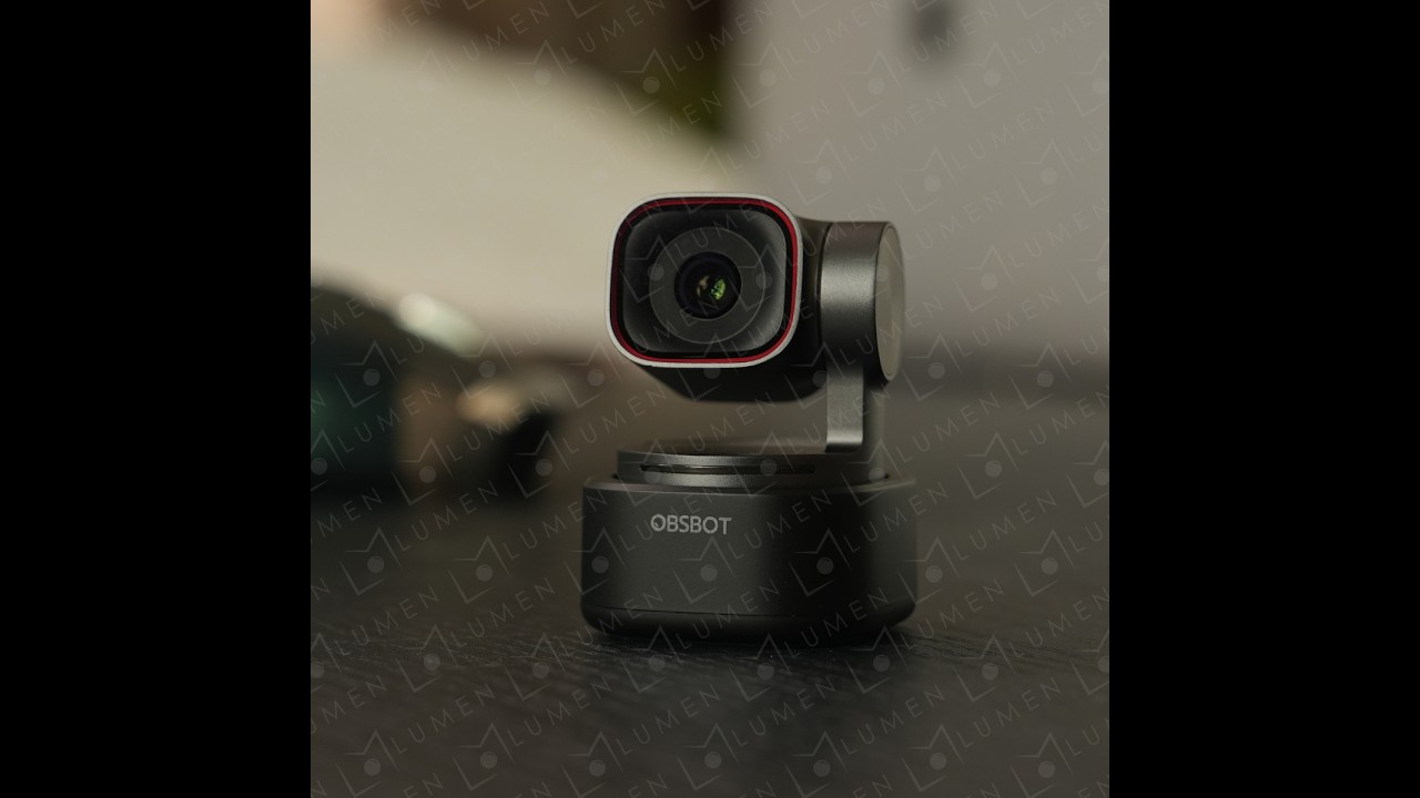OBSBOT TINY 3 4K – WEBCAM CON IA Y CONTROL POR VOZ