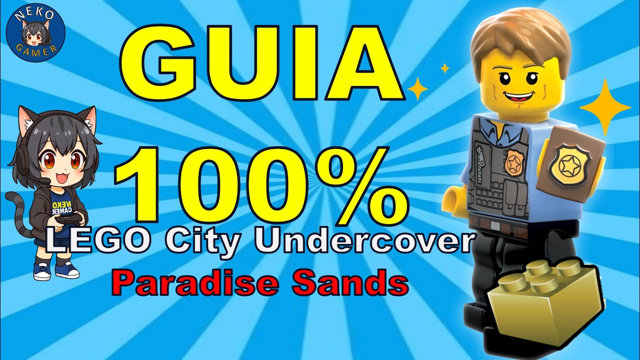 LEGO City Undercover - Paradise sands - 100% coleccionables