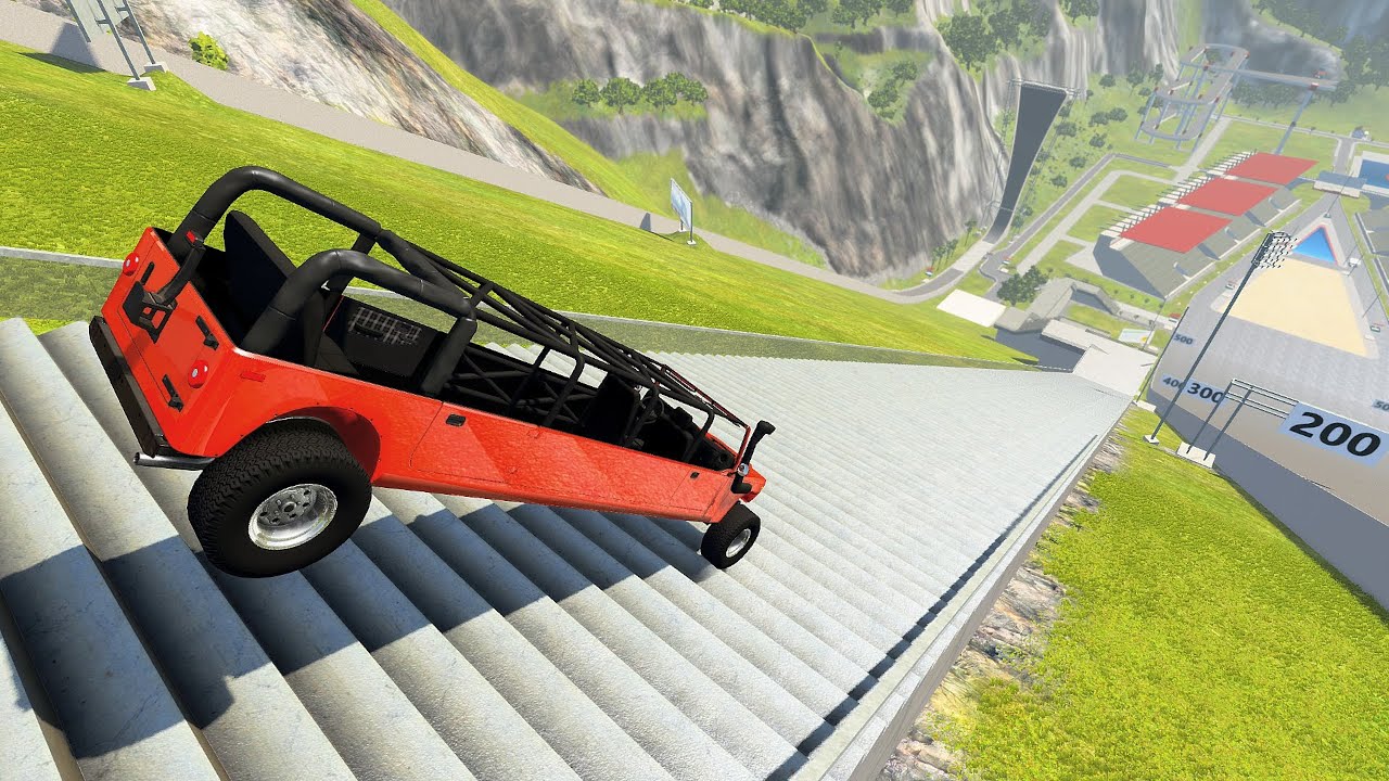 Stair Crashes Down #1 – BeamNG.Drive