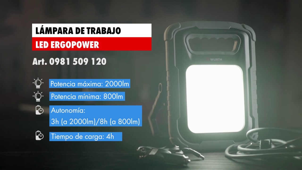 FOCO DE TRABAJO LED ERGOPOWER