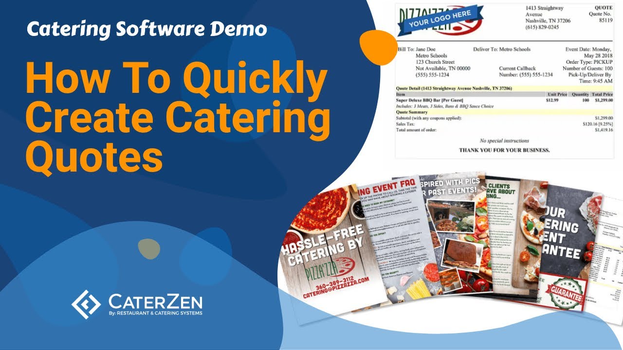 How To Quickly Create Catering Quotes