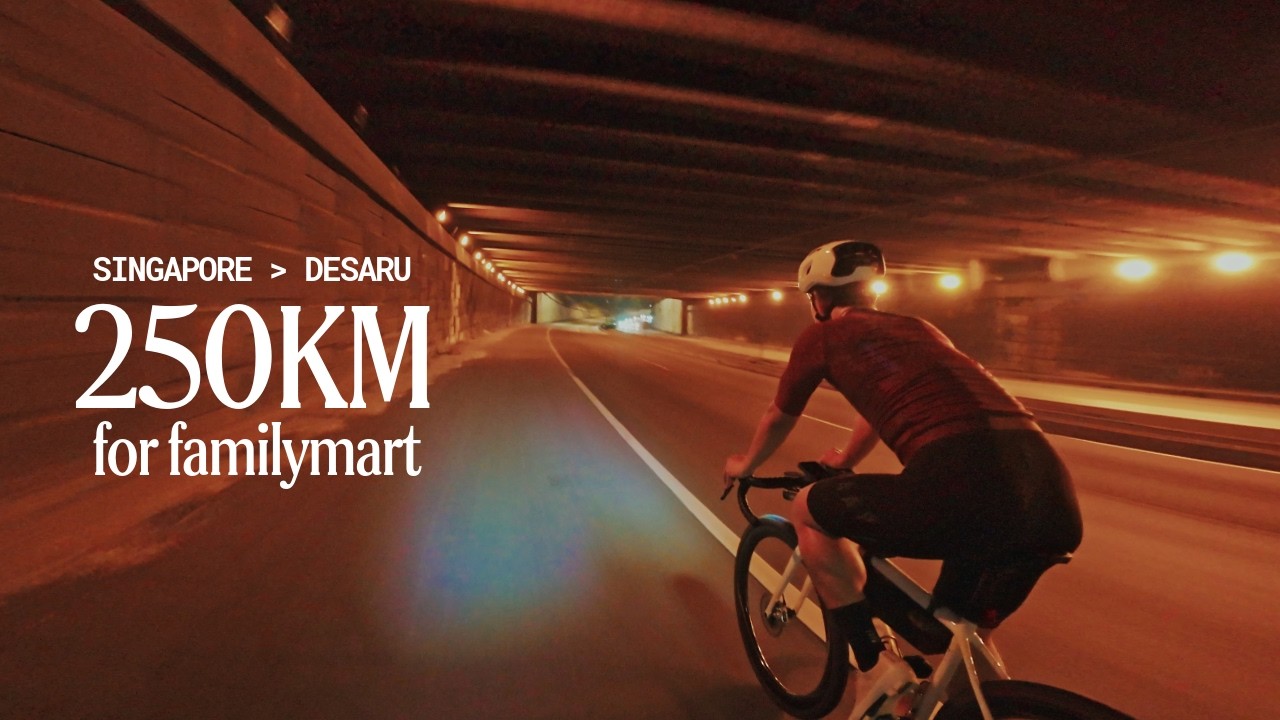 Я проехал 250 км на велосипеде из Сингапура в Малайзию только ради FamilyMart