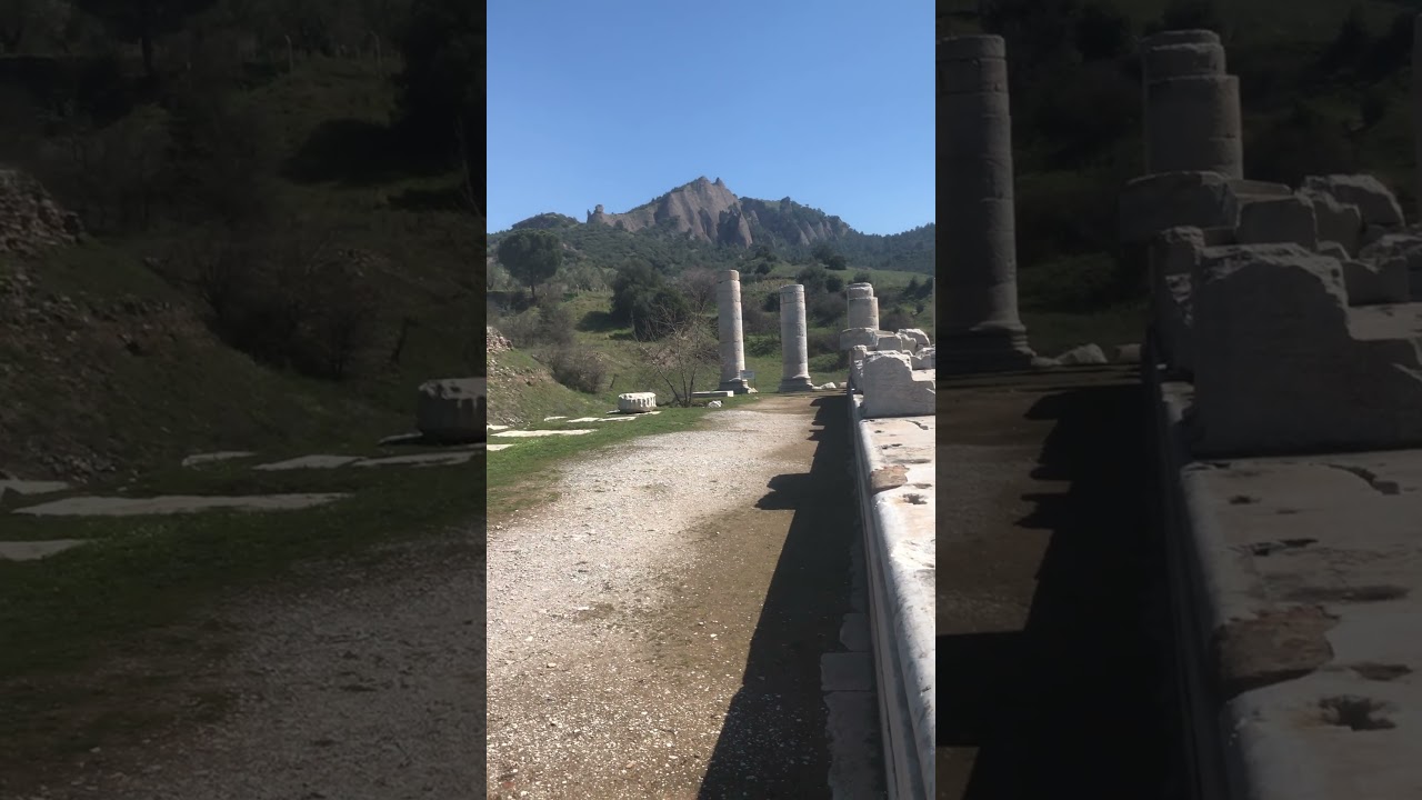 Biblical Sardis in Turkey: Ruins of the Artemis Temple.