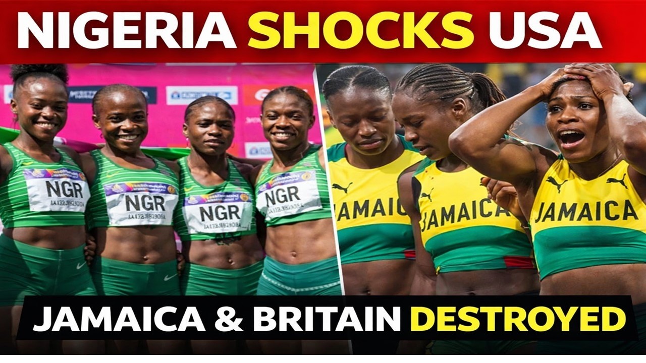 Nigeria SHOCKS Jamaica & Britain! Historic 4x100 Relay That Sent a Warning to USA  Commonwealth Game