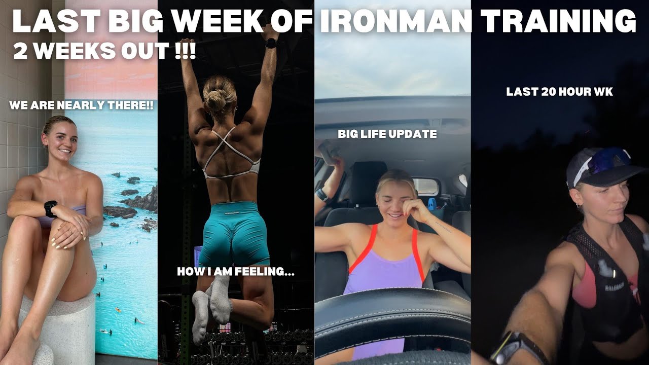 2 WEEKS OUT OF MY FIRST IRONMAN | full week of training | big updates | triathlon journey.