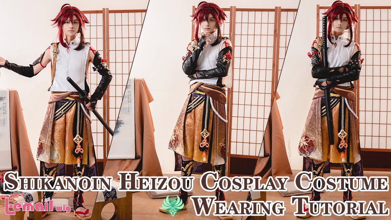 Shikanoin Heizou Cosplay Wearing Tutorial｜Lemail Wig