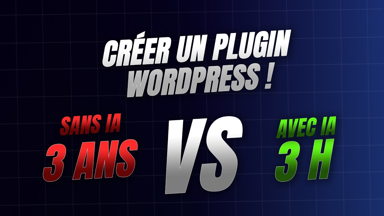 Créer un Plugin WordPress SANS CODER ? 3 ans vs 3 heures (comparatif choc)