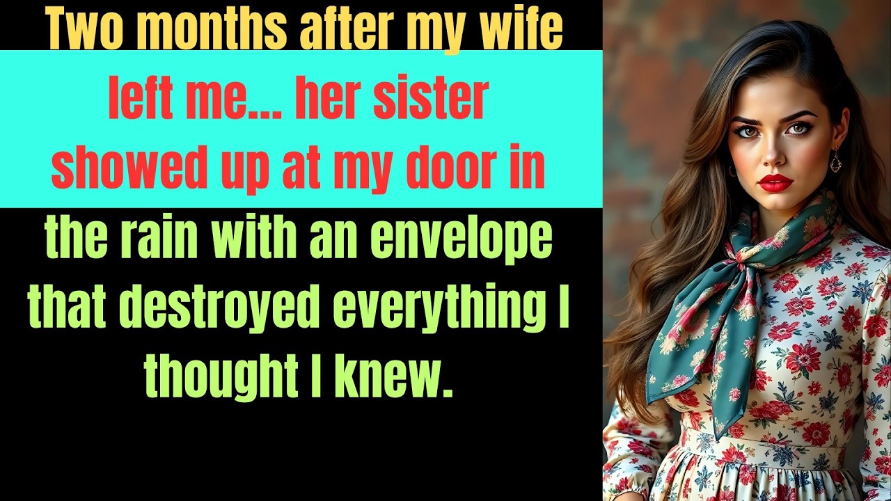 My Wife Left Me… Then Her Sister Brought Photos That Changed Everything