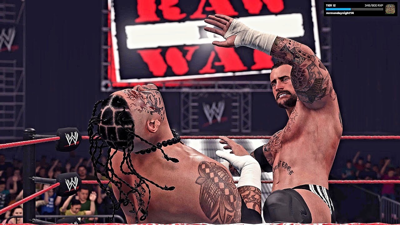 WWE 2K26 CM PUNK VS UMAGA UNITED STATES CHAMPIONSHIP MATCH MONDAY NIGHT RAW 