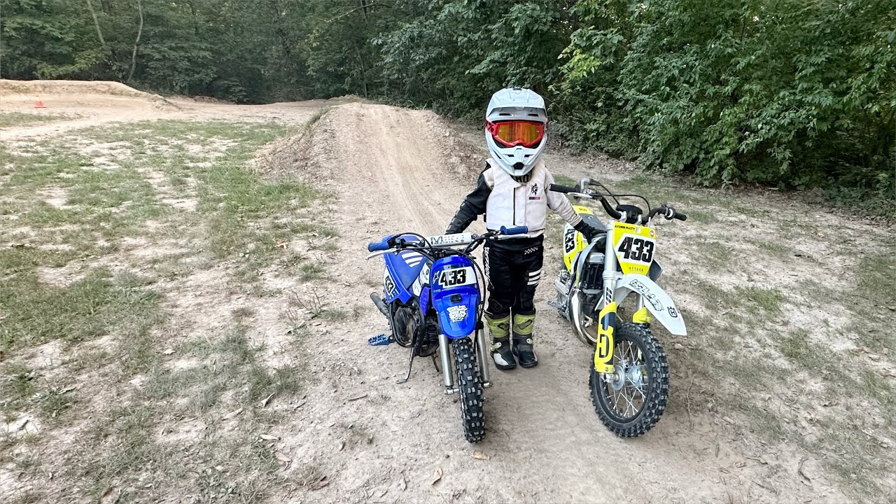 PW50 vs Husky TC50. Which one do we like more. #5yearsold #dirtbike #pw50