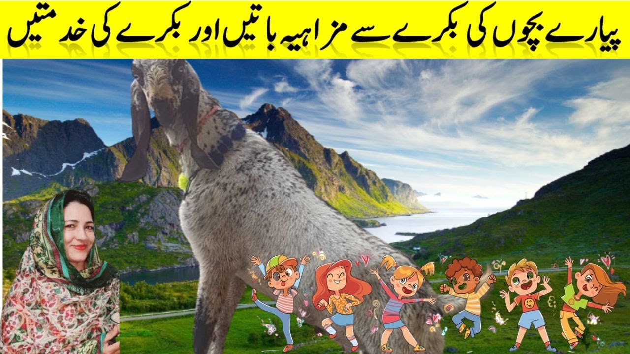 Pyaray Say Bachon Ki Bakray Say Funny Batain | Kids and goat | By Kitchen with kirn
