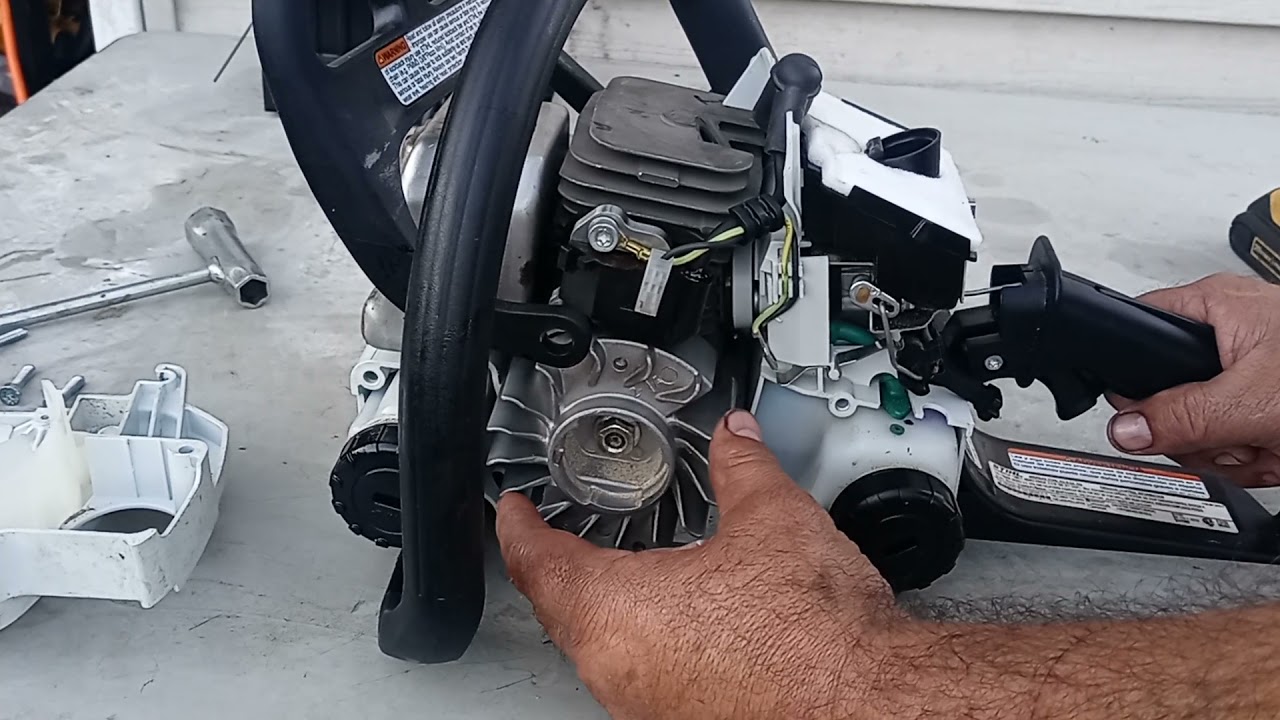 RDMJ.QUE PASA CON TU MOTOSIERRA CUANDO TU ARRANCADOR ESTA TRABADO O DURO.