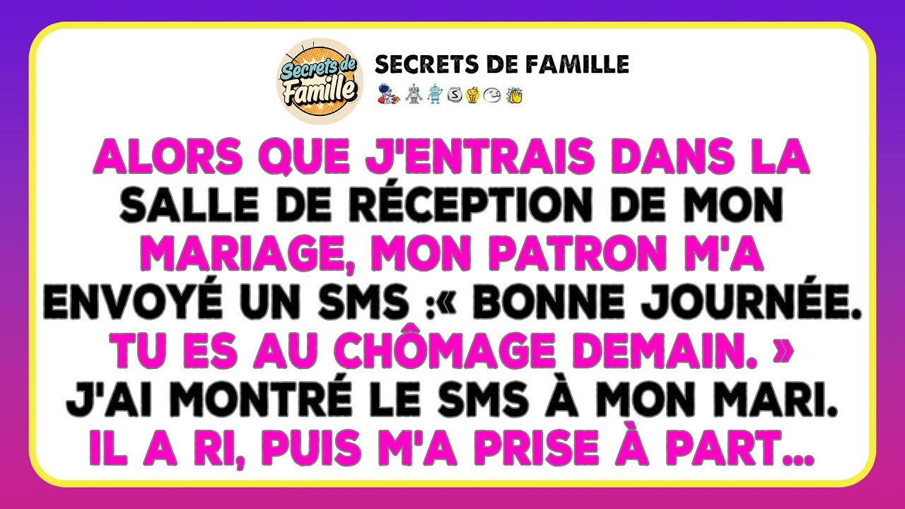 Mon Patron M'a Viré À Mon Mariage, Puis Mon Mari A Passé Un Appel Qui A Tout Changé