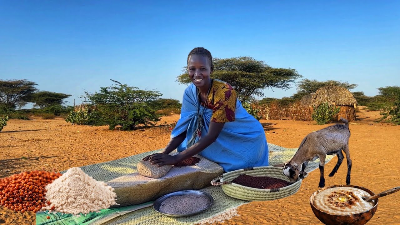 From Grain to Bowl: African Organic Breakfast &ndash; Making Fresh Sorghum Flour at Home