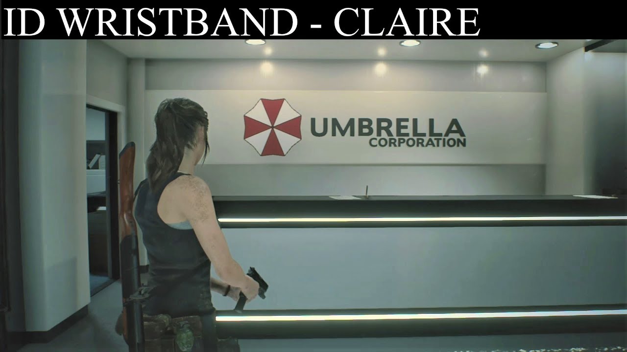 Resident Evil 2 Remake: General Staff & Senior Staff ID Wristband (Claire A Scenario)