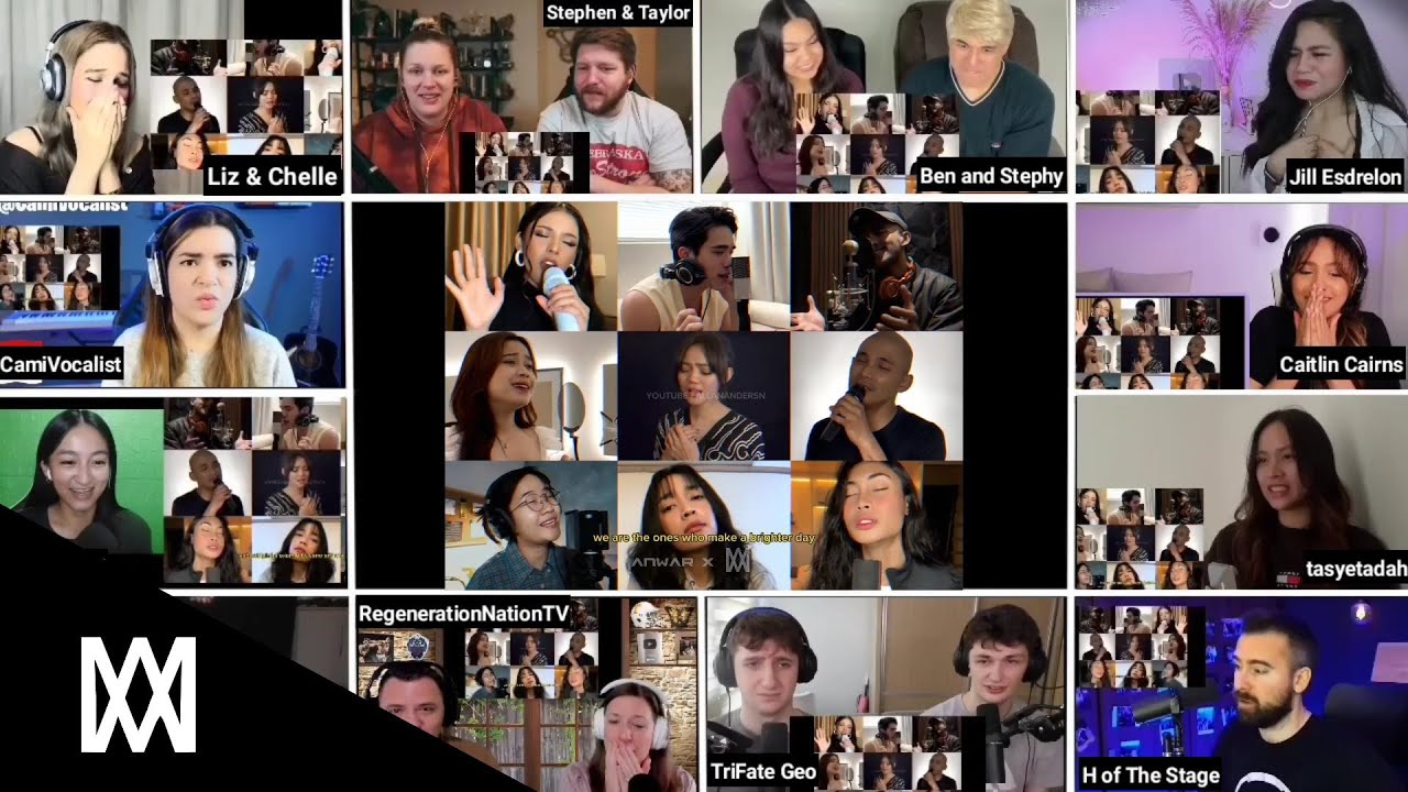 Indonesia's Various Artist - We Are The World (cover) - REACTION MASHUP