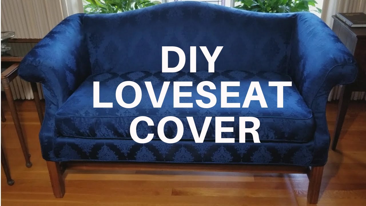 How to Make DIY Loveseat Cover | DIY Slipcover