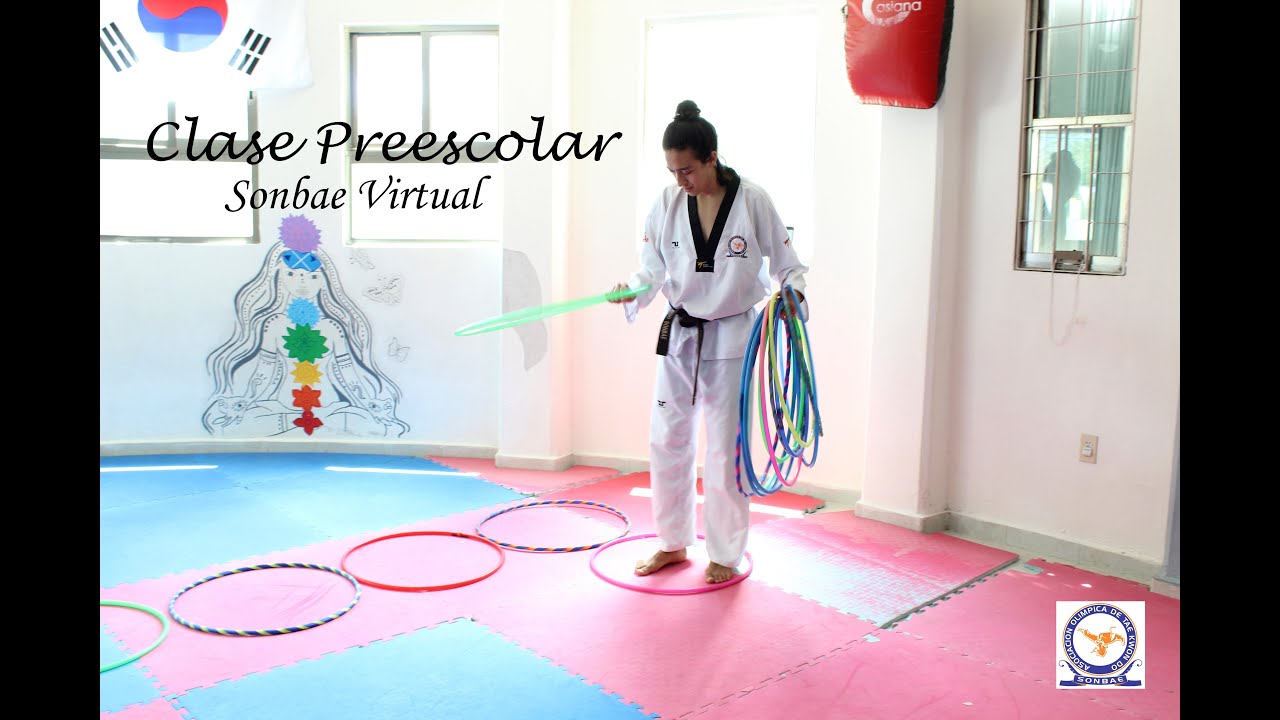 Clase Dinámica con Circuito de Taekwondo para Preescolares.