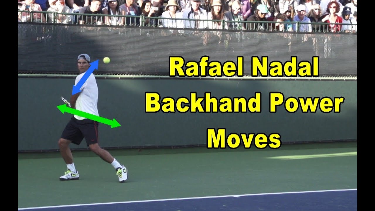 Rafael Nadal Backhand Power Moves