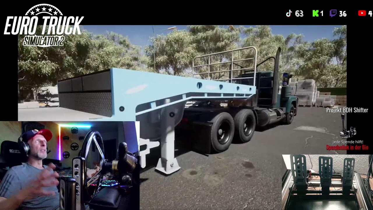 Pro Truck Action mit Stahlwasser