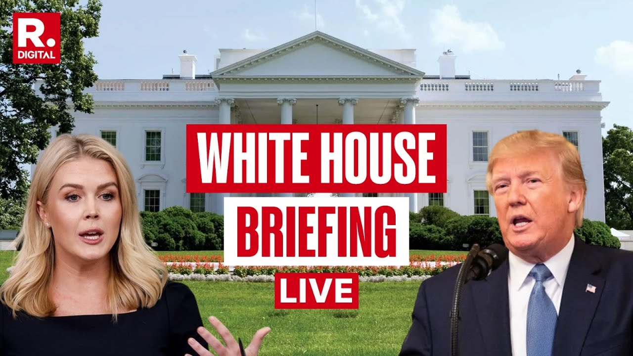White House Briefing LIVE: President Trump & Karoline Leavitt Hold Press Briefing | Davos Summit
