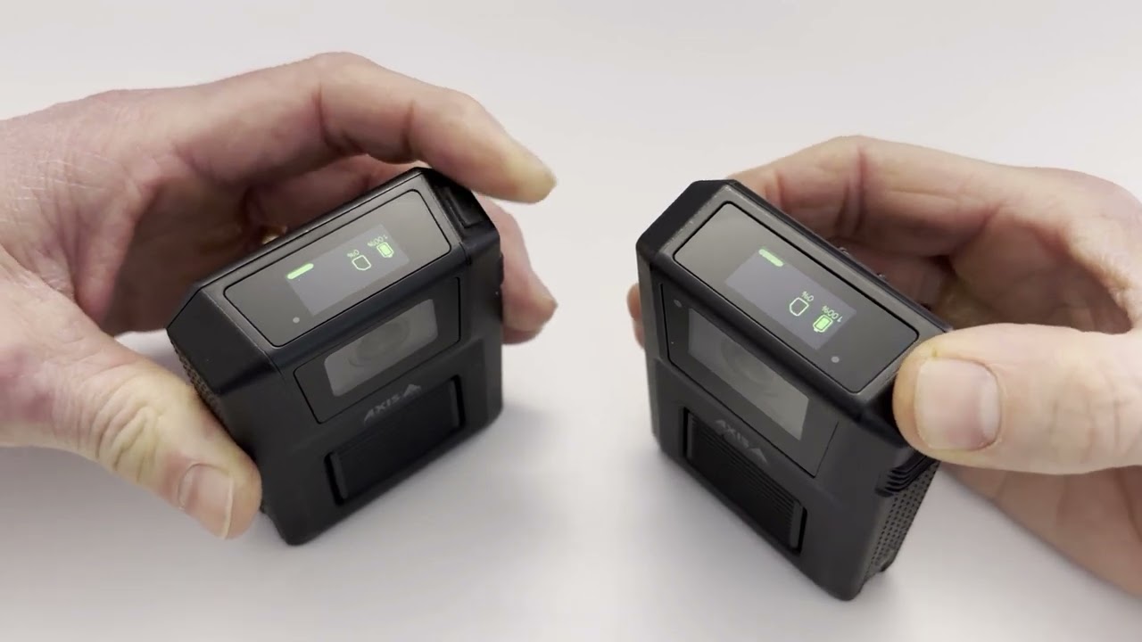 Axis body worn - New user features in AXIS OS 12.8