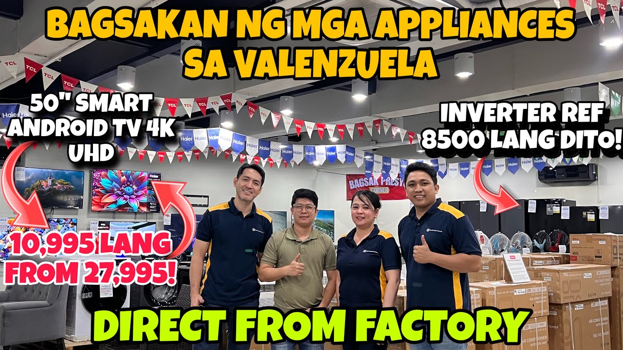 Bentahan ng mga MURANG APPLIANCES SA VALENZUELA Direct Bagsakan ARAW ARAW BAGSAK PRESYO || TourVlog