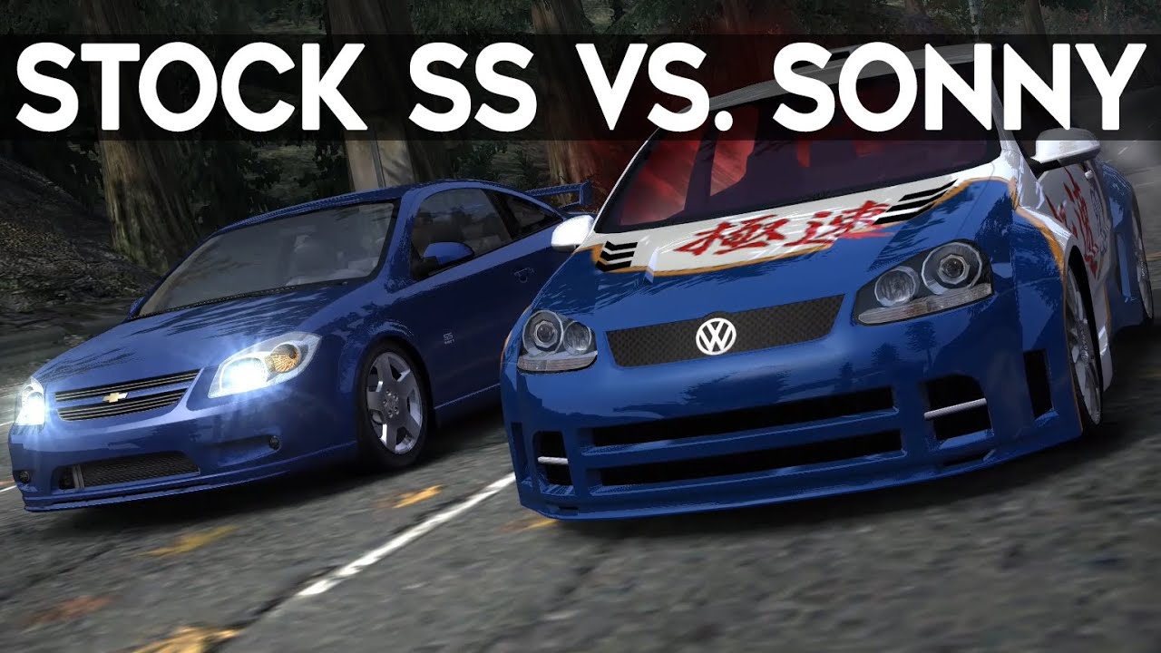 NFS Most Wanted - Stock Cobalt SS (Player) vs. Volkswagen Golf GTI (Sonny)