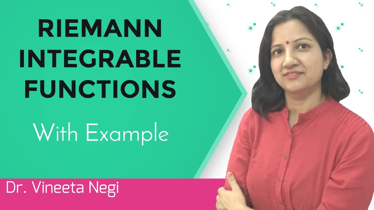 Riemann Integrable Functions with example | Riemann Integral Part-3 in Hindi |