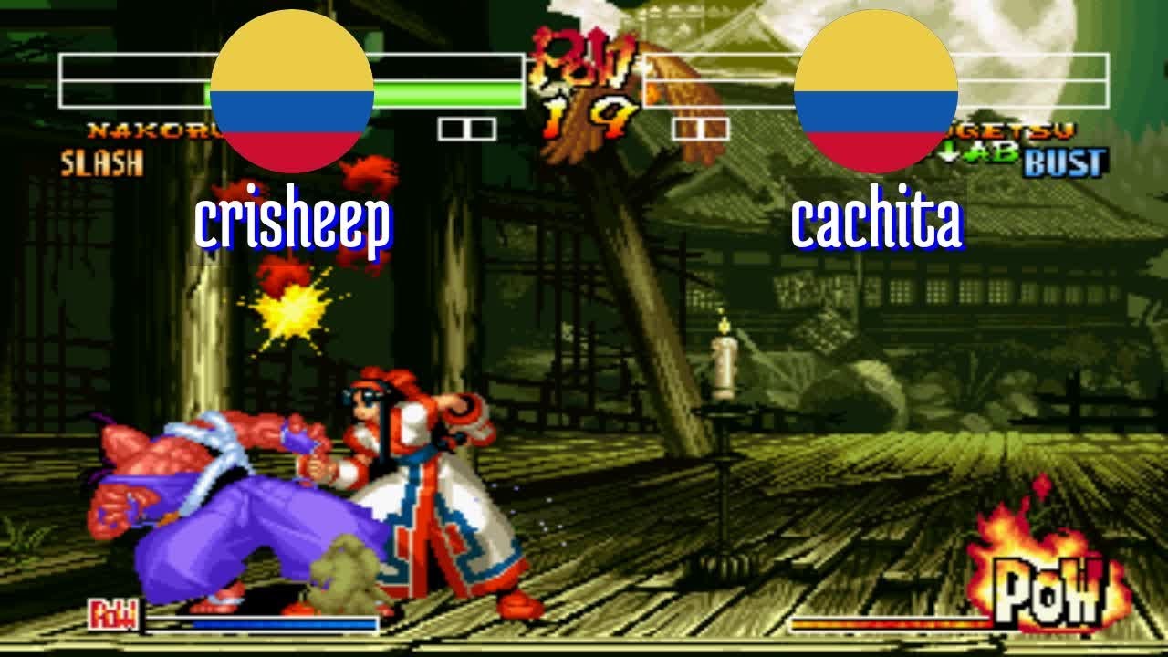 FT5 @samsho4: crisheep (CO) vs cachita (CO) [Samurai Shodown IV Fightcade] Feb 12