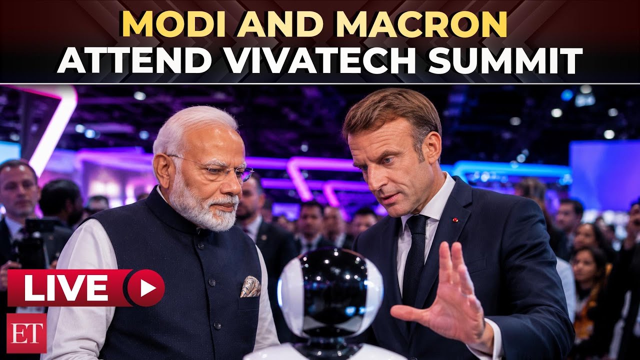LIVE | PM Modi addresses global tech leaders at VivaTech Summit in Paris | India's Tech Growth