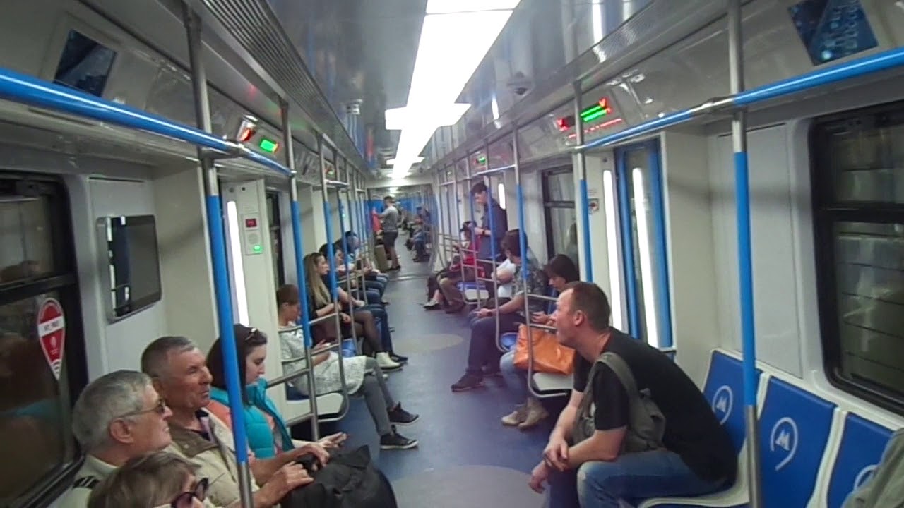 Moscow Metro Line 6: BRAND NEW 2018 Metrowagonmash 81-765/766/767 