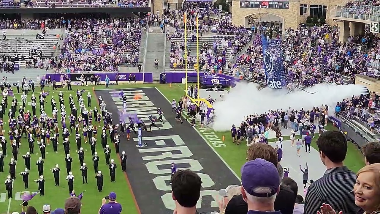 Amon G. Carter Stadium AKA Hell's Half Acre. Home of the TCU Horned Frogs.