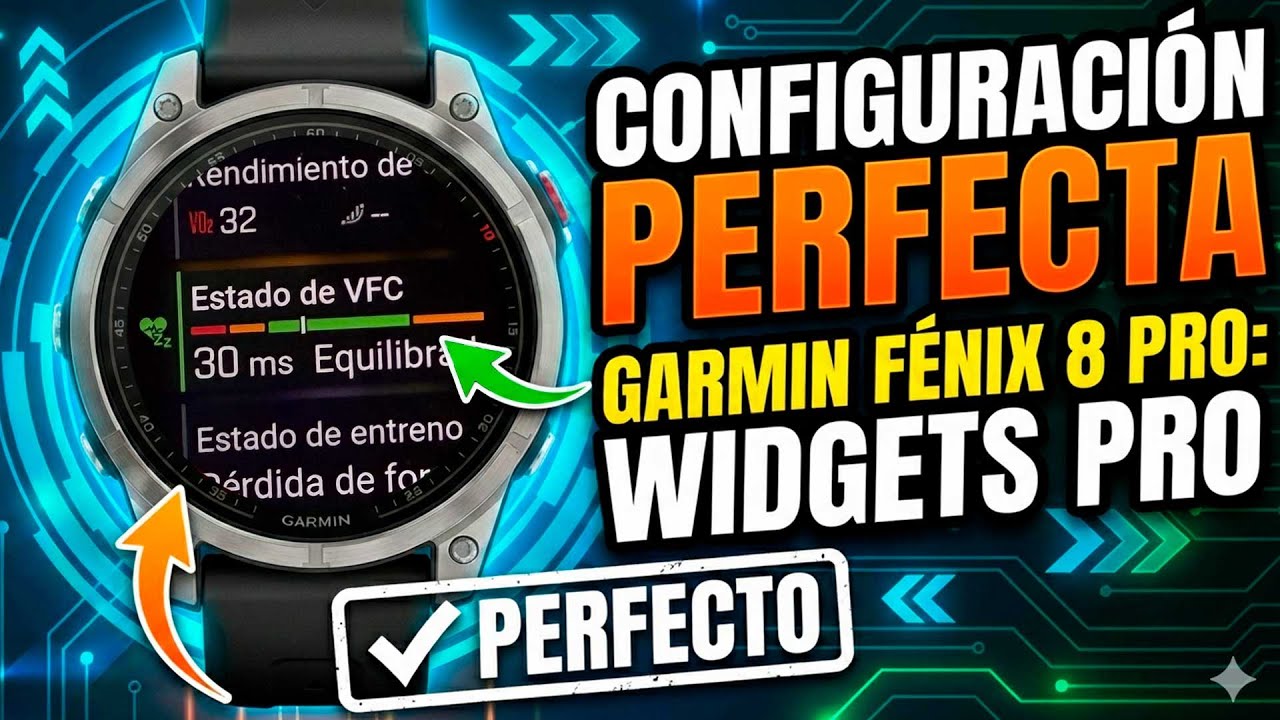 GARMIN FÉNIX 8 PRO: Cómo CONFIGURAR tus WIDGETS para sacarles el máximo partido